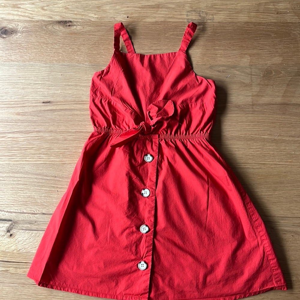 Girls  red dress size medium GB girls